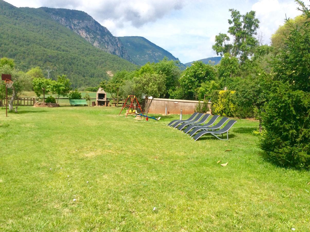 Casa Rural Con Piscina Y Vistas Al Valle - Cal Pallares Argestues Exterior foto